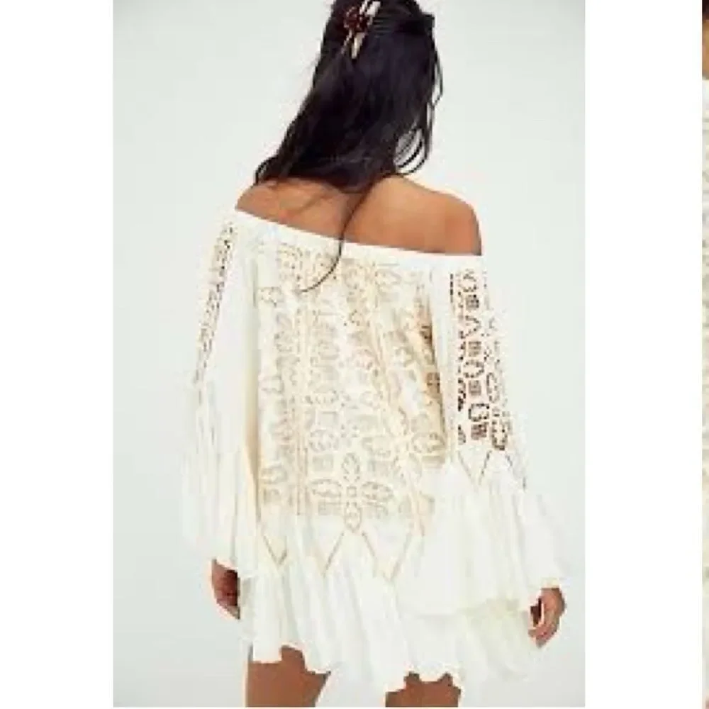 Free People Daisy Cutwork Mini Dress